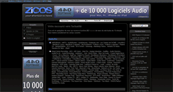 Desktop Screenshot of fr.zicos.com