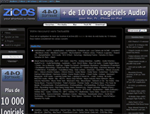 Tablet Screenshot of fr.zicos.com